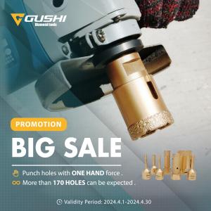 Promotion Of Vacuum Brazed Diamond Core Drill Bits, Punch Holes With One Hand Force!