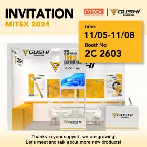 See You at the MITEX in 5 Days! GUSHI TOOLS At Booth No.2C 2603