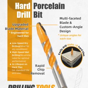 Conquer the Hardest Tiles with GUSHI Diamond Drill Bits