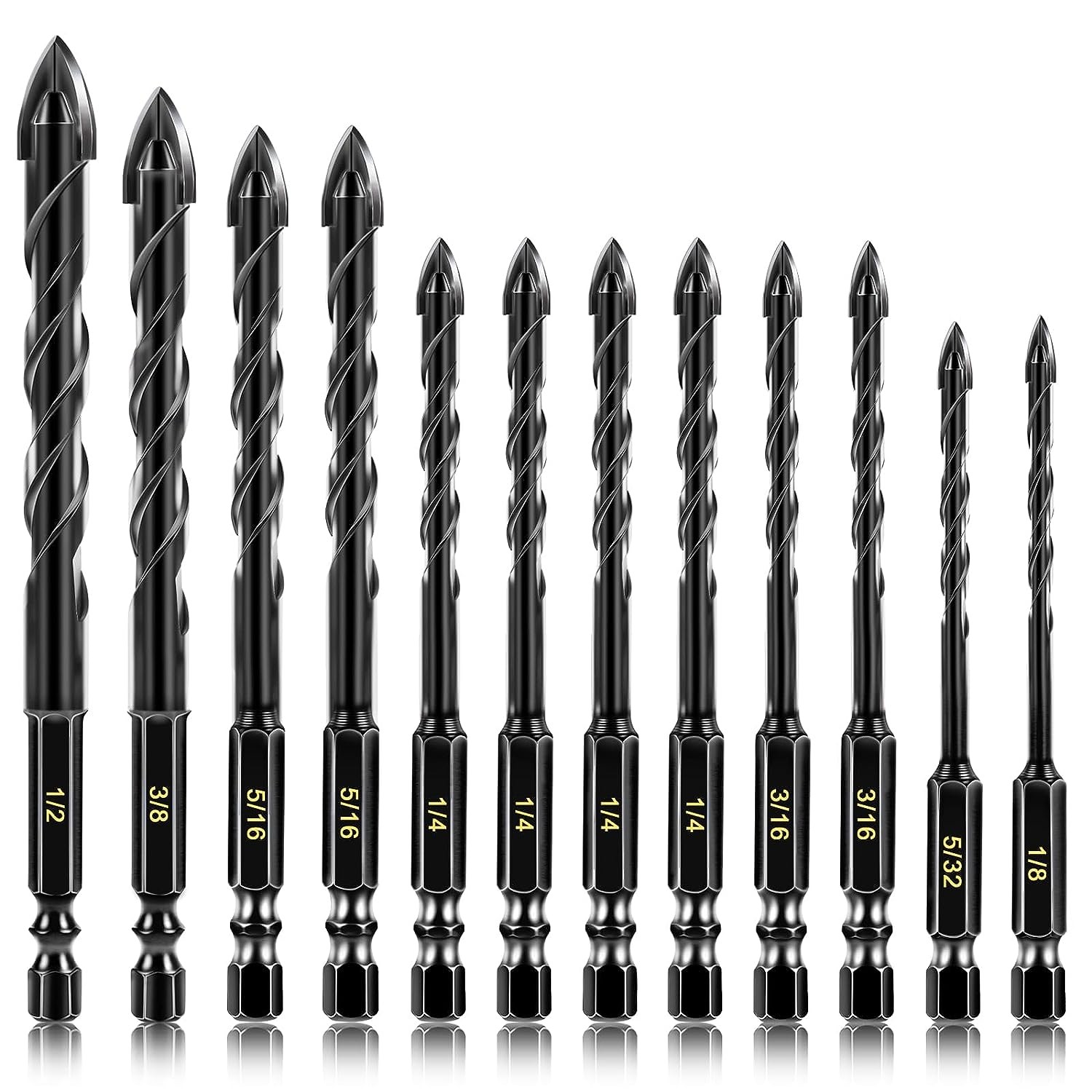 Cross Hex Twist Drill Bits