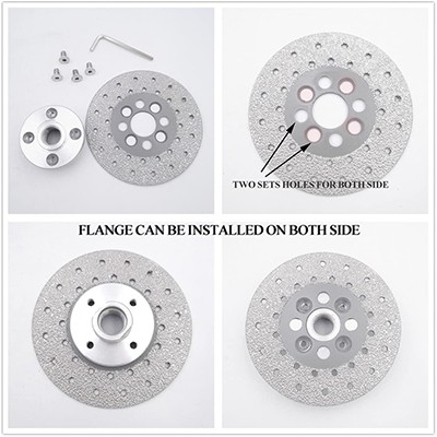 Double Sided Vacuum Braze Grinding Cutting Disc