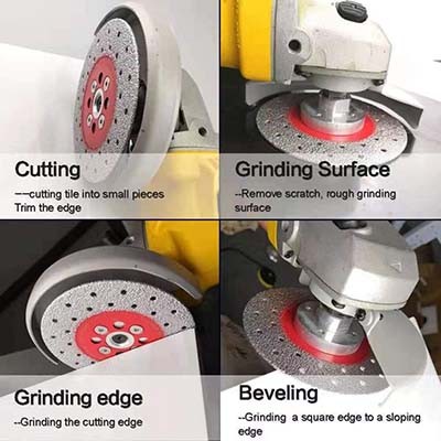 Double Sided Vacuum Braze Grinding Cutting Disc