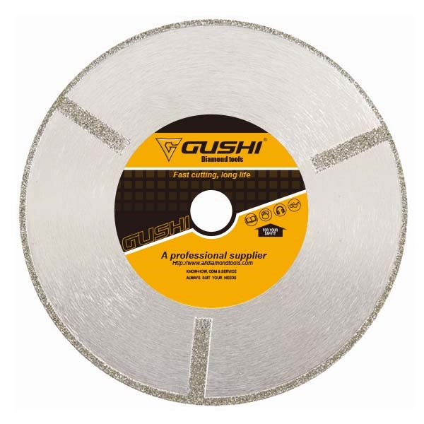 Electroplated Diamond Saw Blade for Cutting Marble/ Glass/ Ceramics