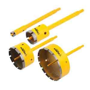 Long Shank Diamond Core Drill Bit