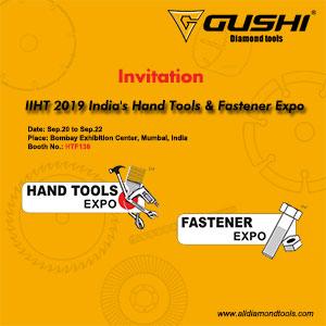 Gushi Will Attend the IIHT 2019 India's Hand Tools & Fastener Expo 