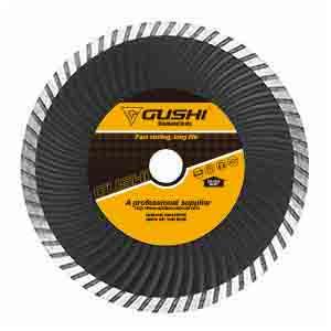 Turbo wave diamond blade for granite